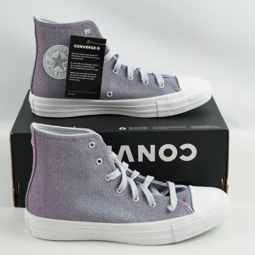 Converse Chuck Taylor All Star Hi Platinum Shoes - Picture 2 of 11